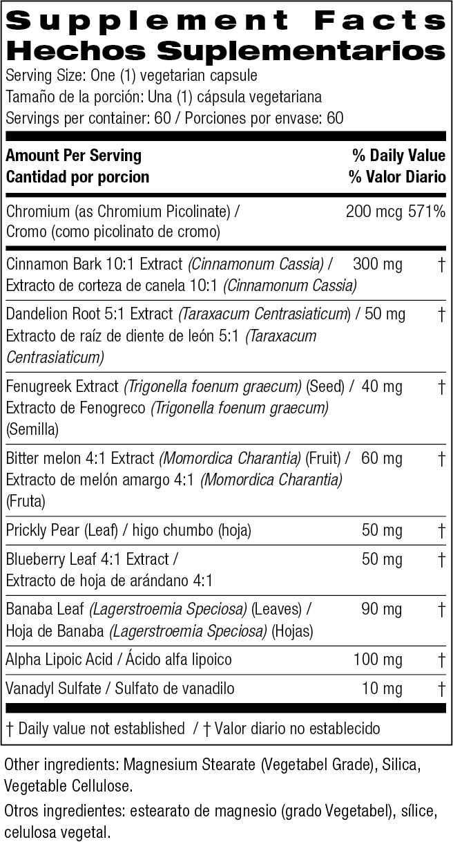 Bio Nutrition Blood Sugar Wellness