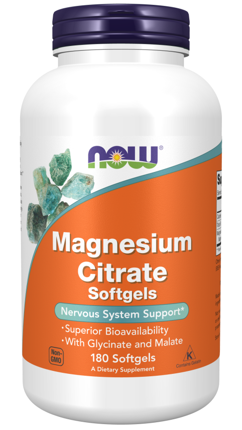 NOW Magnesium Citrate Softgels