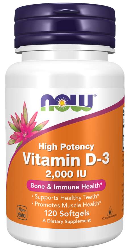 NOW Vitamin D-3 2000IU