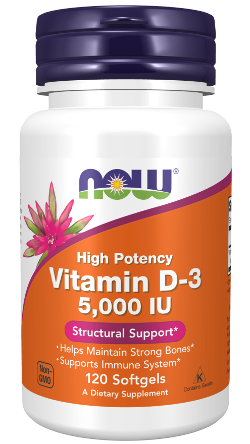 NOW Vitamin D-3 5000 IU