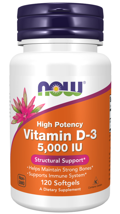 NOW Vitamin D-3 5000 IU