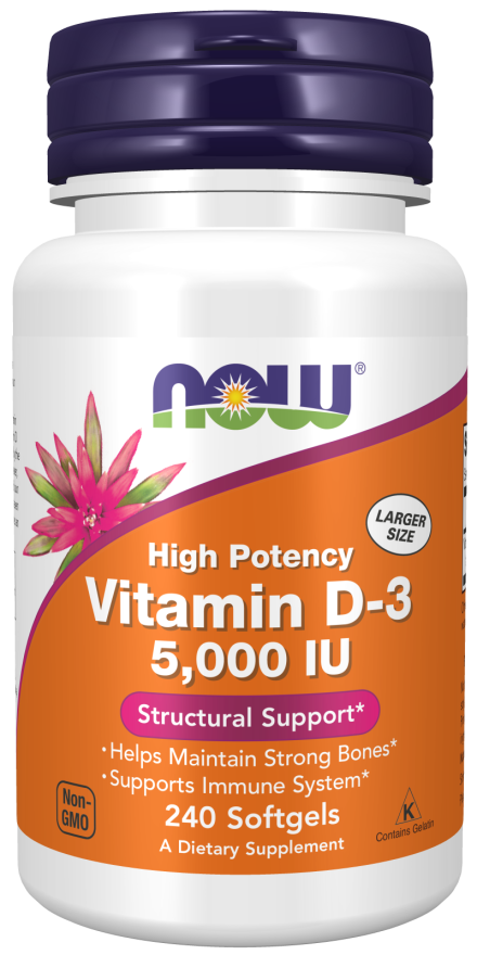 NOW Vitamin D-3 5000 IU