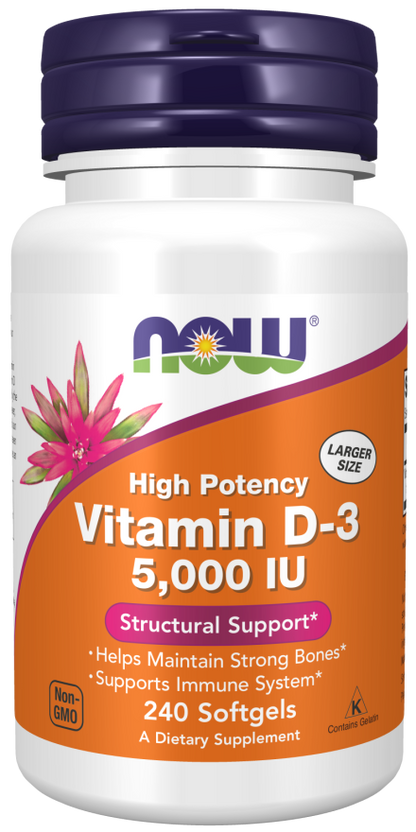 NOW Vitamin D-3 5000 IU