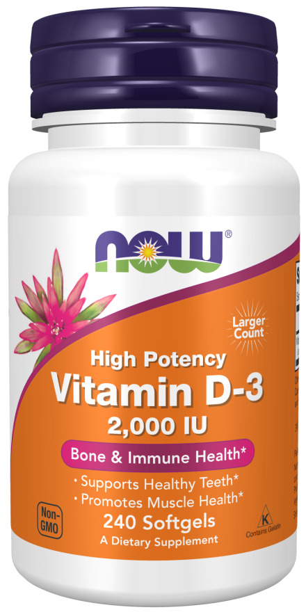 NOW Vitamin D-3 2000IU