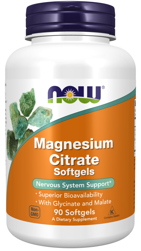 NOW Magnesium Citrate Softgels