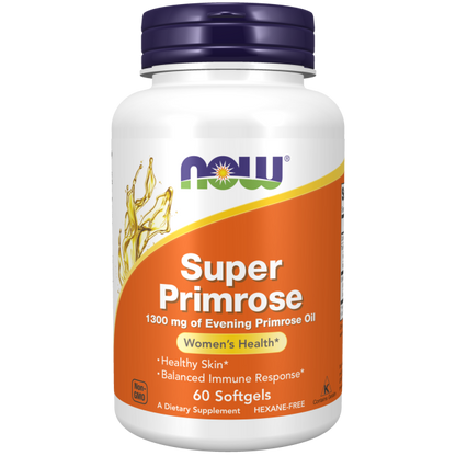 NOW Super Primrose 1300 mg Softgels