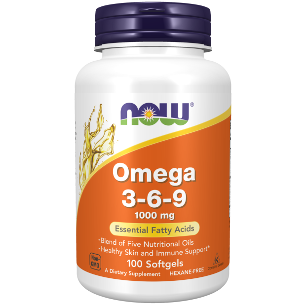 NOW Omega 3-6-9 1000mg Softgels