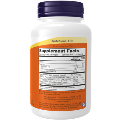 NOW Omega 3-6-9 1000mg Softgels