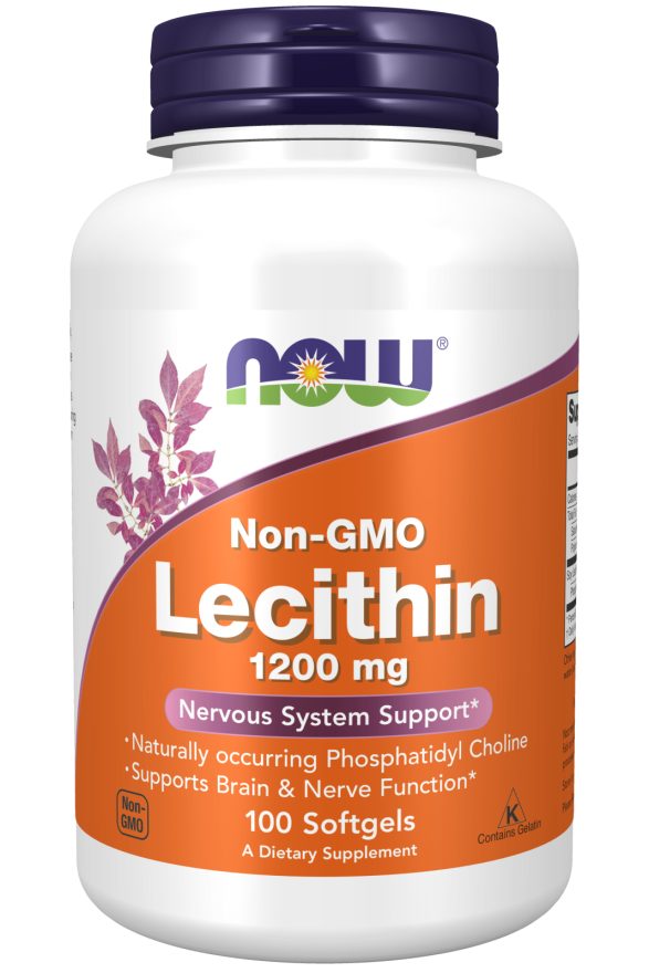 NOW Lecithin 1200 mg Softgels