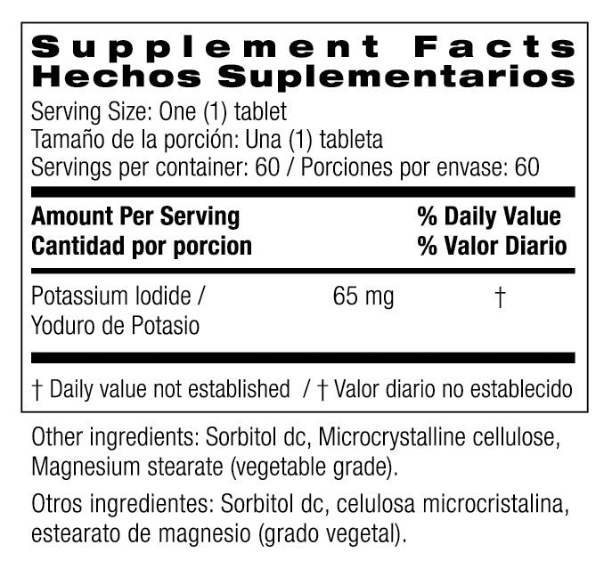 Bio Nutrition Potassium Iodide