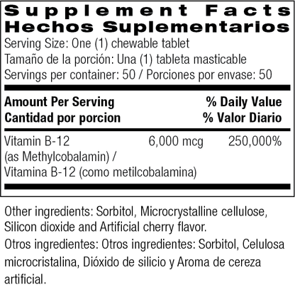 Bio Nutrition B-12 Tablets