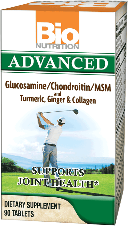 Bio Nutrition Advanced Glucosamine/Chondroitin/MSM And Turmeric, Ginger & Collagen