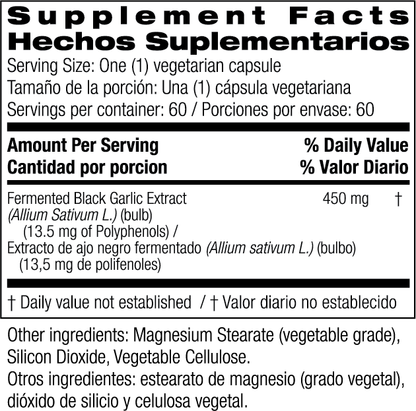 Bio Nutrition Fermented Black Garlic