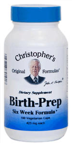 Dr. Christopher's Birth Prep Forumla