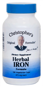 Dr. Christopher's Herbal Iron Capsule
